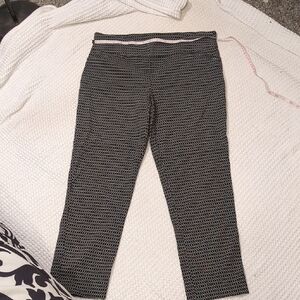 Black and White Patterned Pants